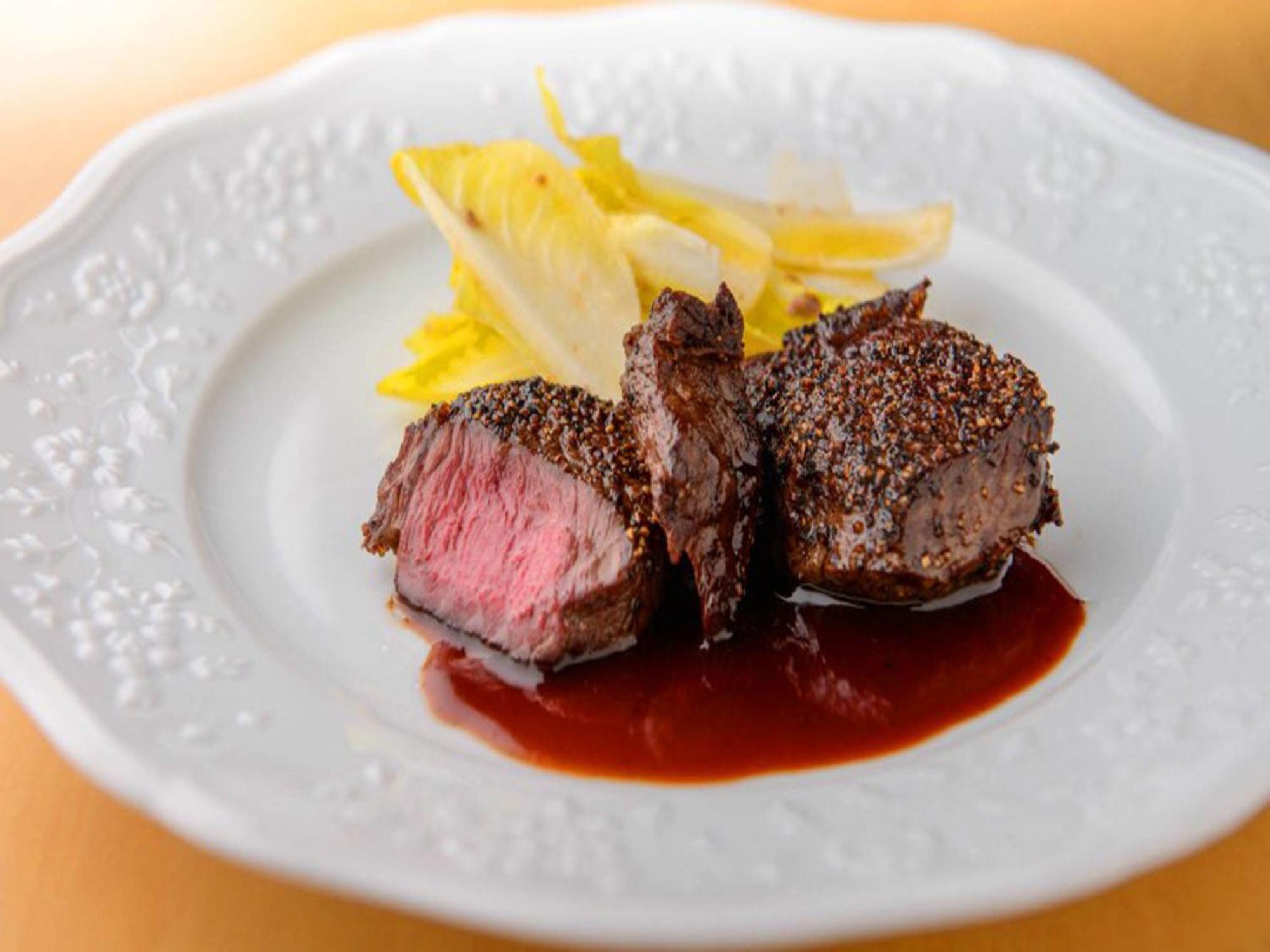 Shin Furano Prince Hotel Dış mekan fotoğraf A steak prepared using the dry-aging technique