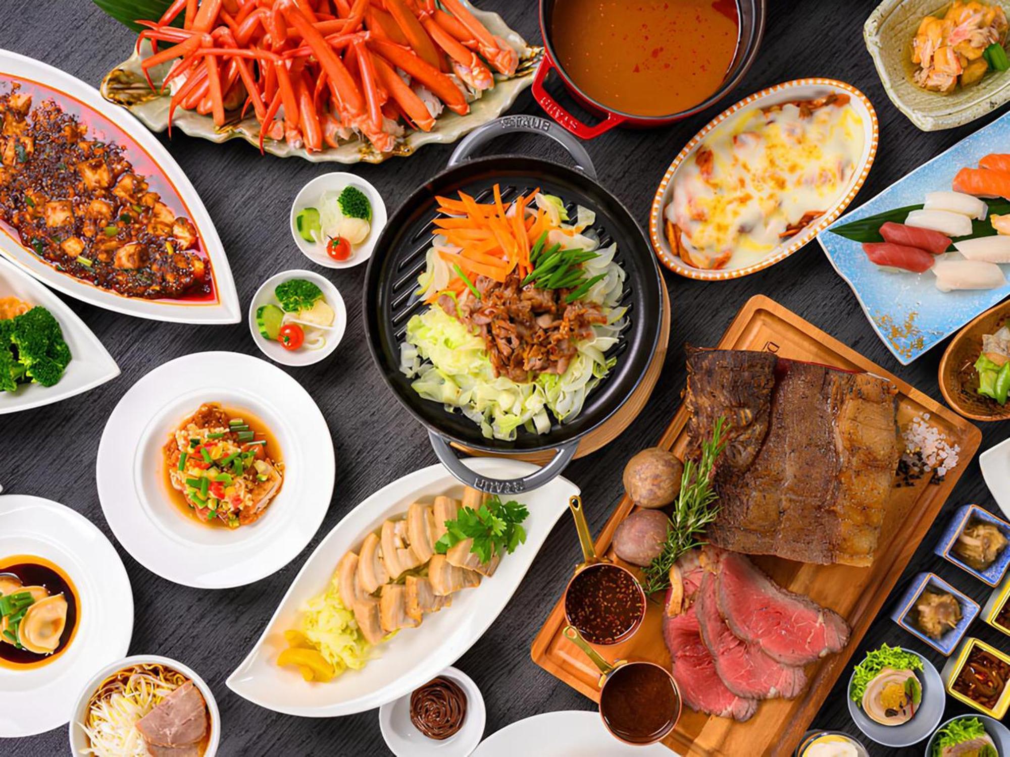 Shin Furano Prince Hotel Dış mekan fotoğraf A selection of Japanese cuisine