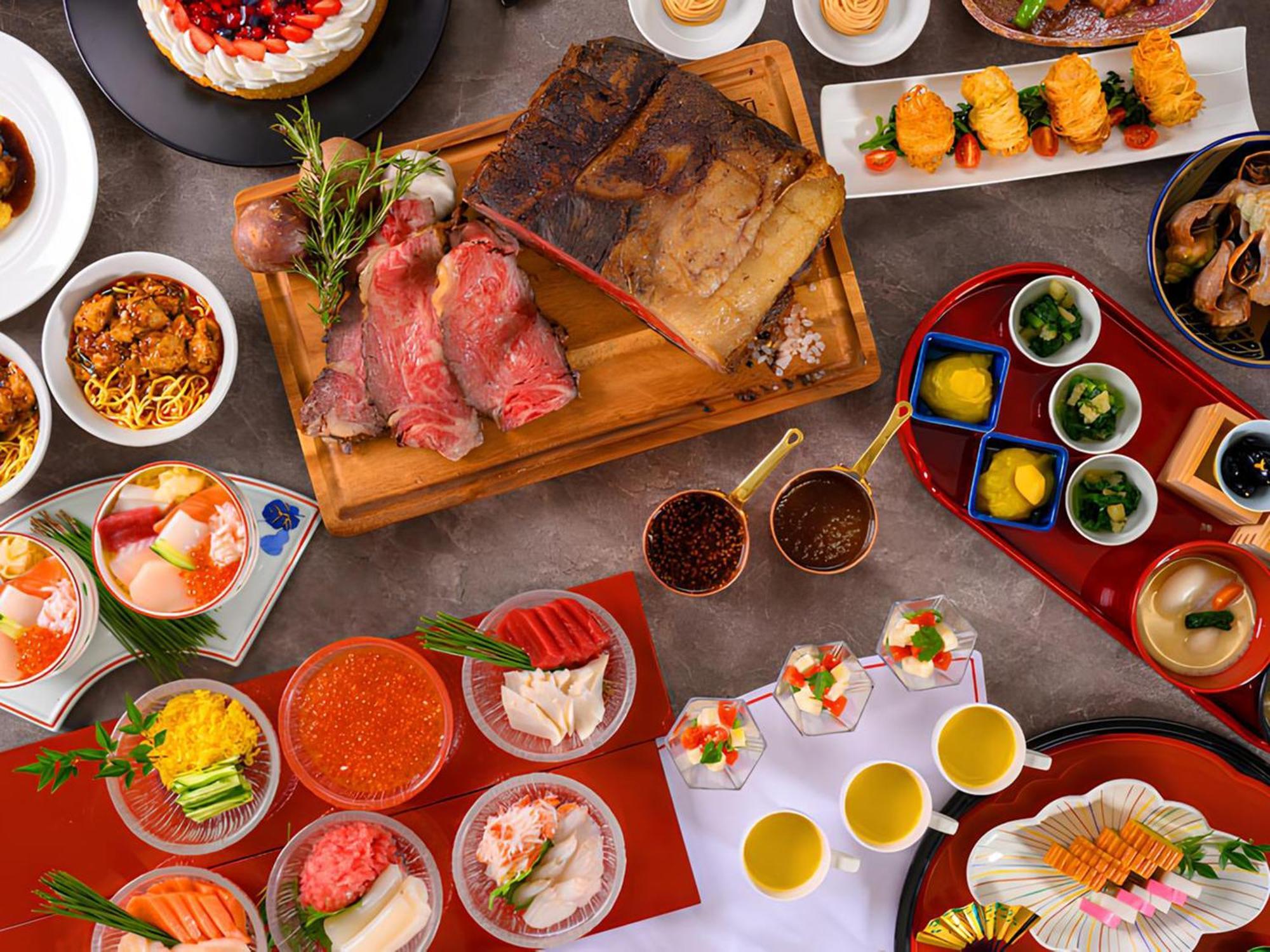 Shin Furano Prince Hotel Dış mekan fotoğraf A selection of Japanese cuisine